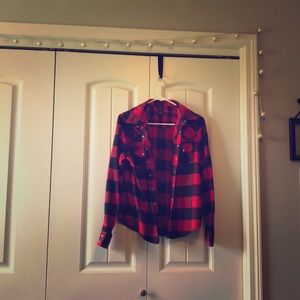 Super thick Red and black flannel